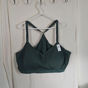 Old Navy Deep Green Sports Bra